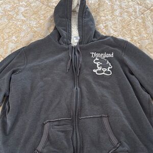 Disney Parks Gray and Cream Hoodie